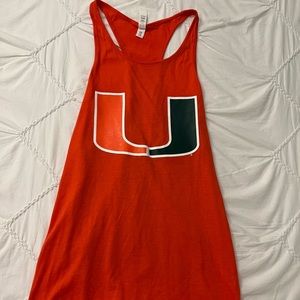 University of Miami Under Armour Tank Fop
